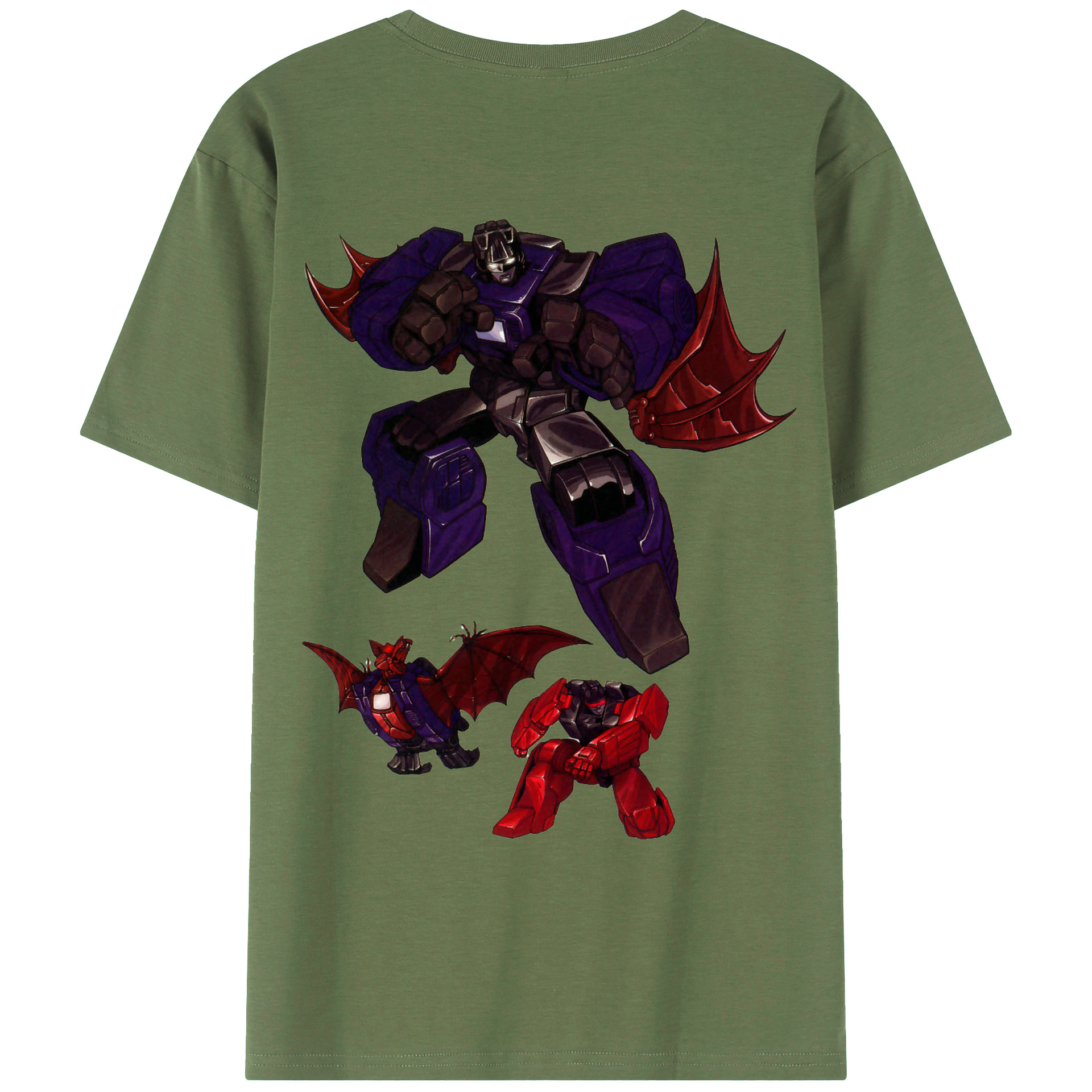 （画像用）  綿100％ メンズ半袖Tシャツ（バックプリント） 通気性